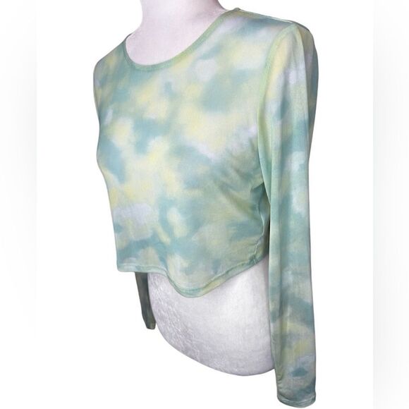 Future Collective x Gabriella Karefa-Johnson mesh tie dye crop top size Small - Picture 5 of 8